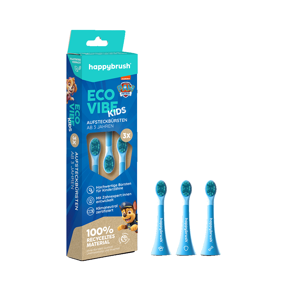 Bild: happybrush Aufsteckbürsten Eco Vibe Kids
