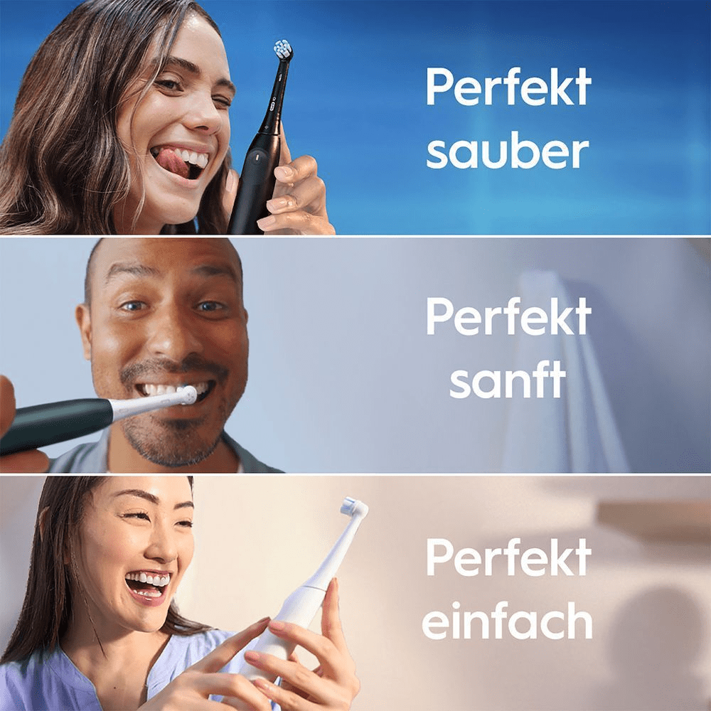 Bild: Oral-B iO Series 2 Elektrische Zahnbürste, Night Black / Forest Green