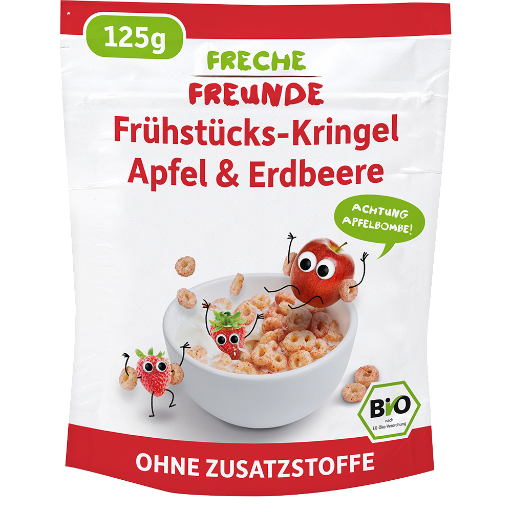Bild: Freche Freunde Frühstücks-Kringel Apfel-Erdbeere