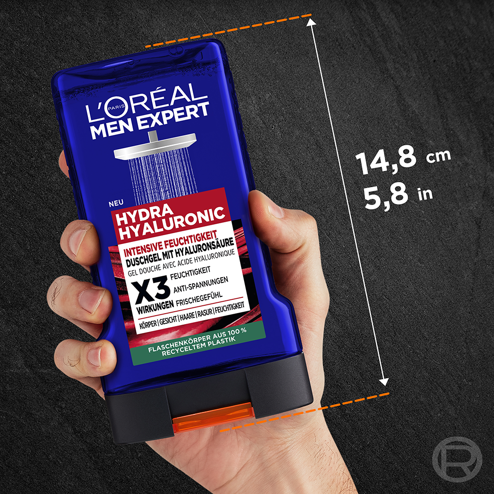 Bild: L'ORÉAL PARIS MEN EXPERT Hydra Hyaluronic Duschgel