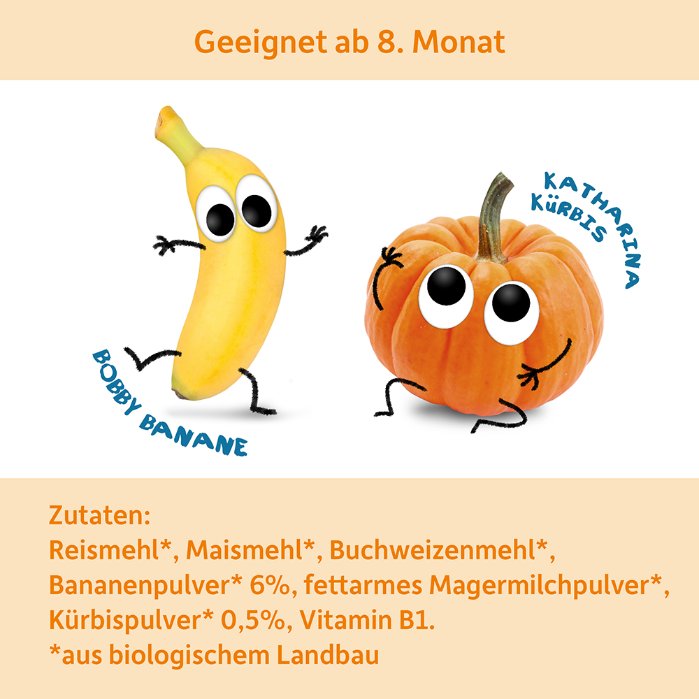 Bild: Freche Freunde Knusper Schnitte Banane & Kürbis