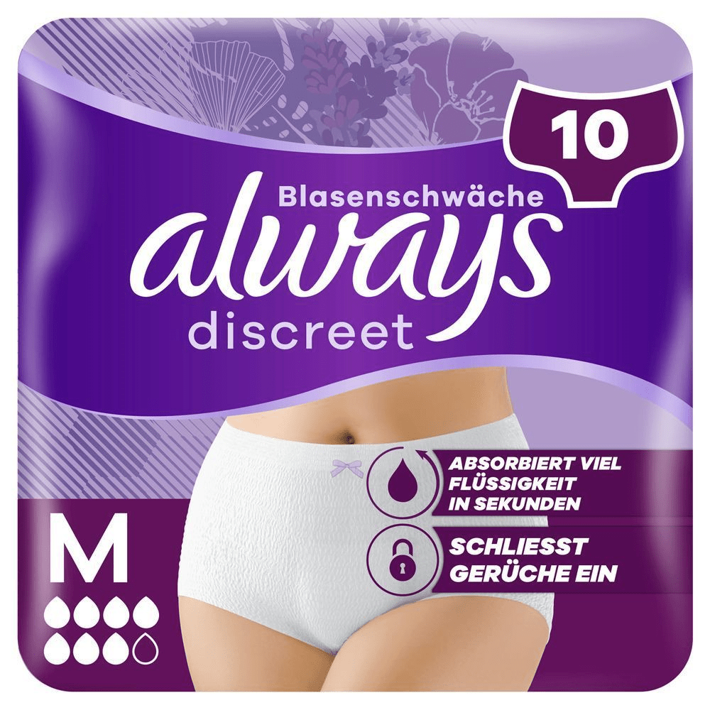 Bild: always Discreet Inkontinenz-Höschen