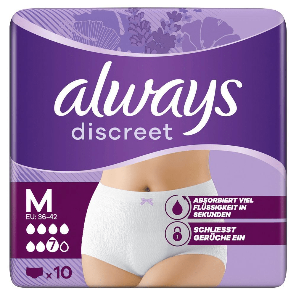 Bild: always Discreet Inkontinenz-Höschen