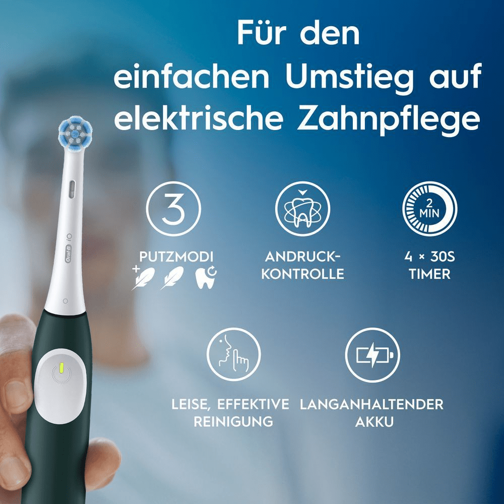 Bild: Oral-B iO Series 2 Elektrische Zahnbürste, Forest Green