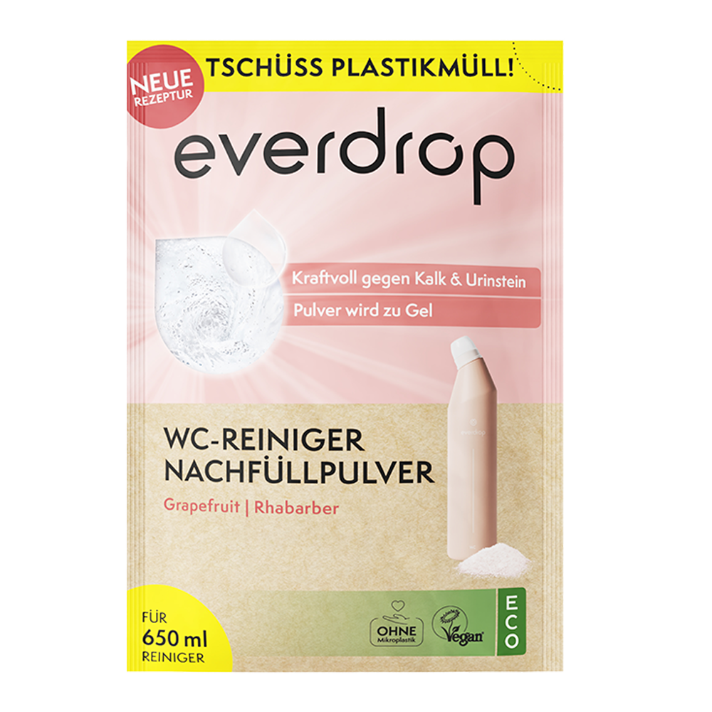 Bild: Everdrop Wc Reiniger Nachfüllpulver Grapefruit