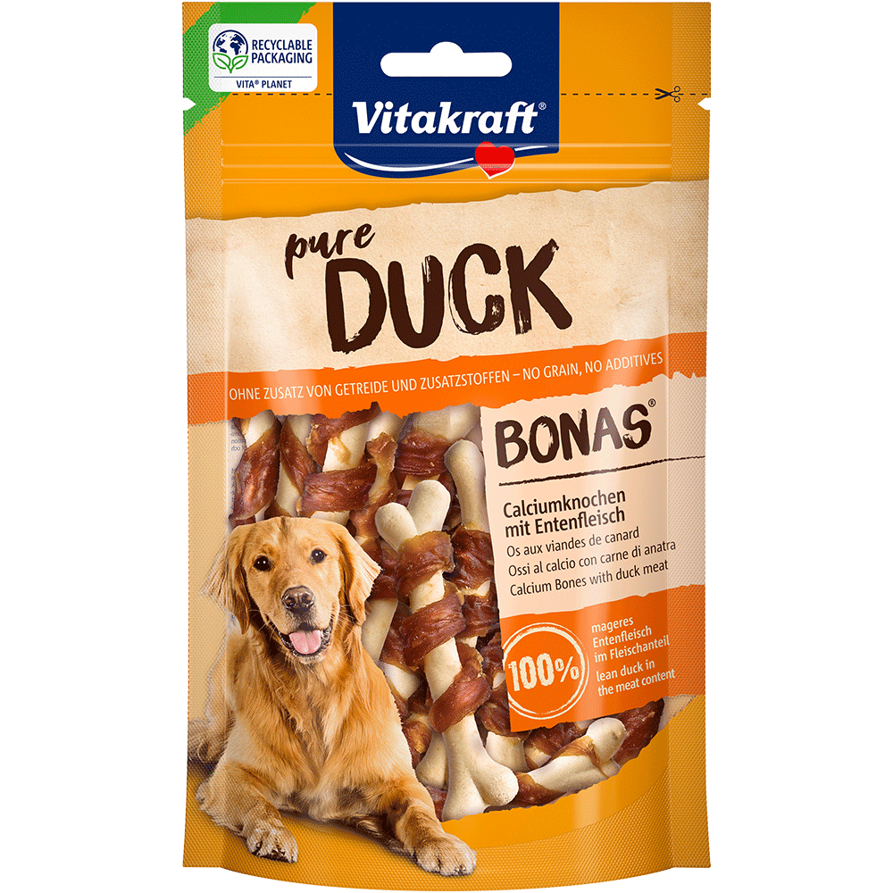 Bild: Vitakraft Pure Duck Calciumknochen mit Entenfleisch