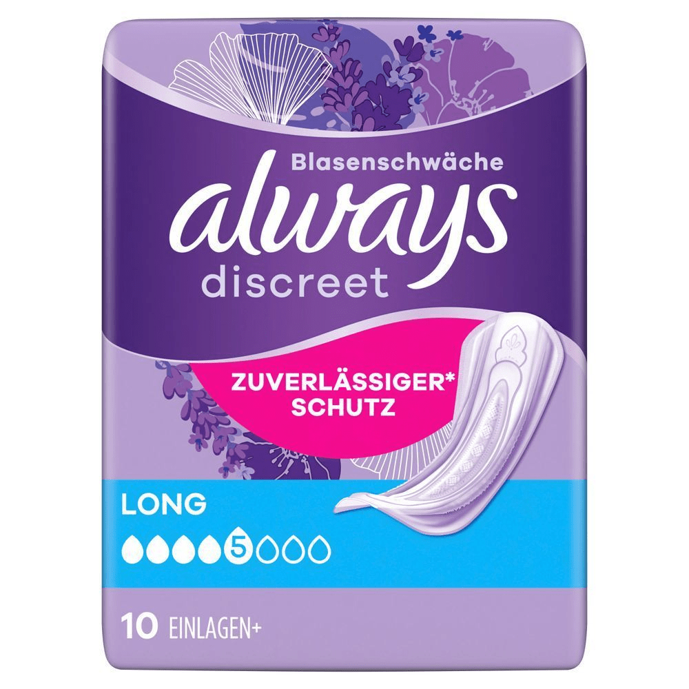 Bild: always Discreet Inkontinenzeinlagen Long