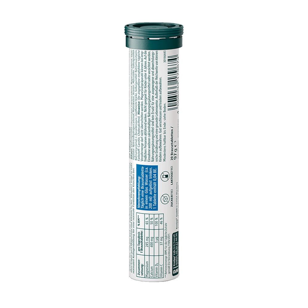 Bild: Kneipp Brausetabletten Magnesium + Calcium + Vitamin D3