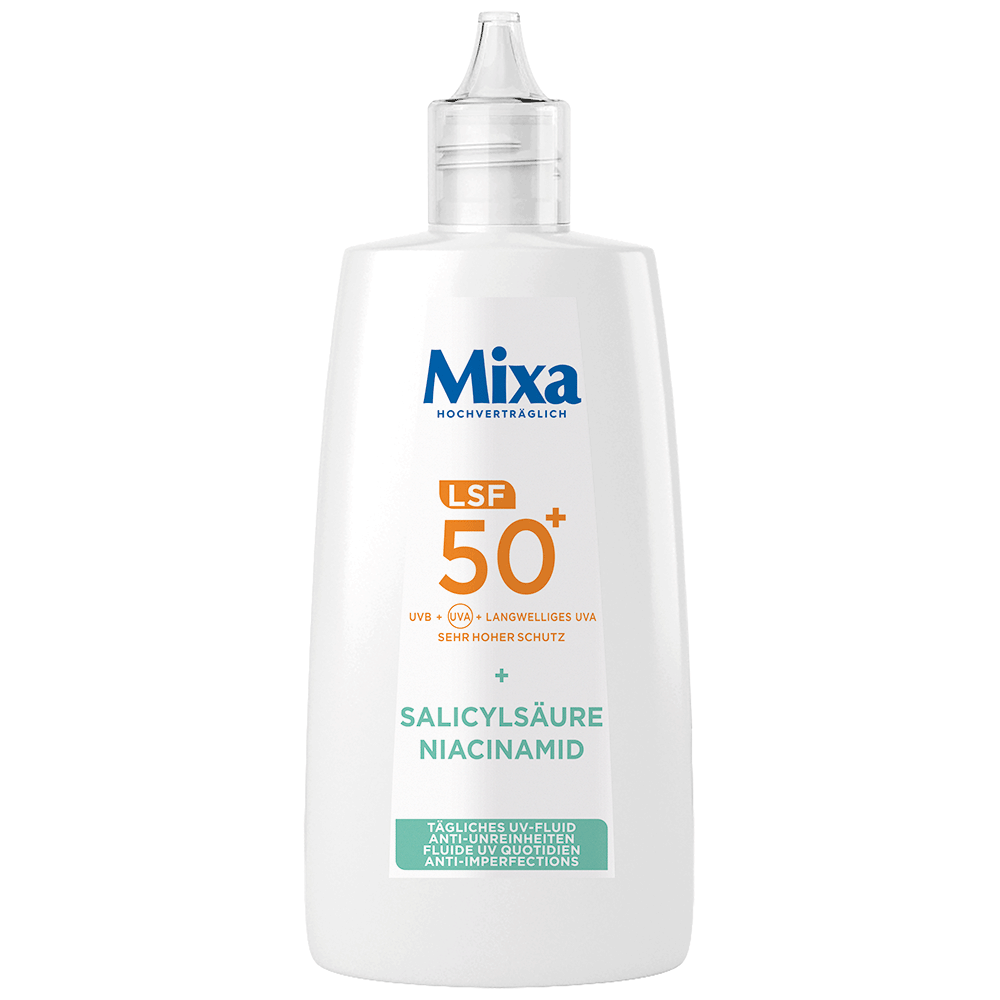 Bild: Mixa Tägliches UV-Fluid LSF50+ Anti-Unreinheiten