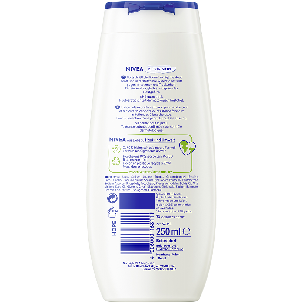 Bild: NIVEA Pflegedusche Derma Control Defend 