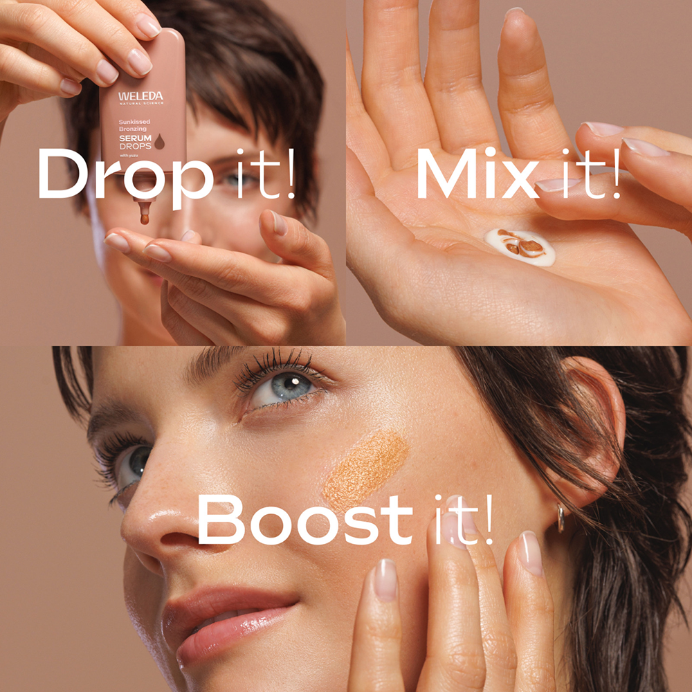 Bild: WELEDA Sunkissed Bronzing Serum Drops 