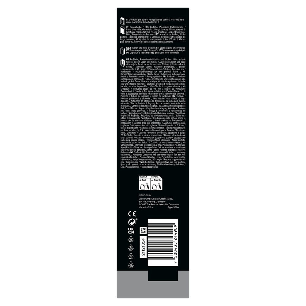 Bild: Braun Barttrimmer Serie 7 BT7520 