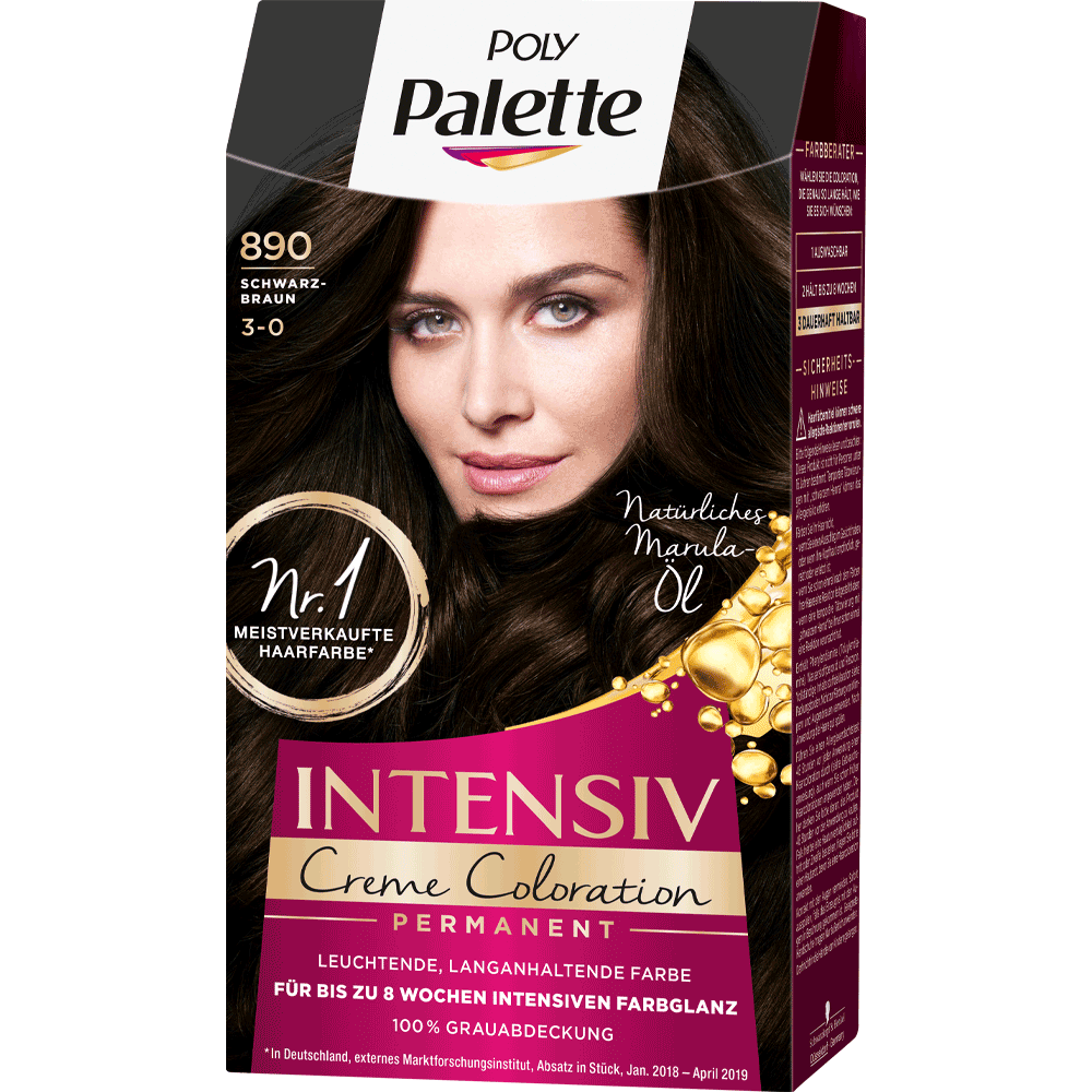 Bild: POLY Palette Intensiv Creme Coloration schwarz-braun