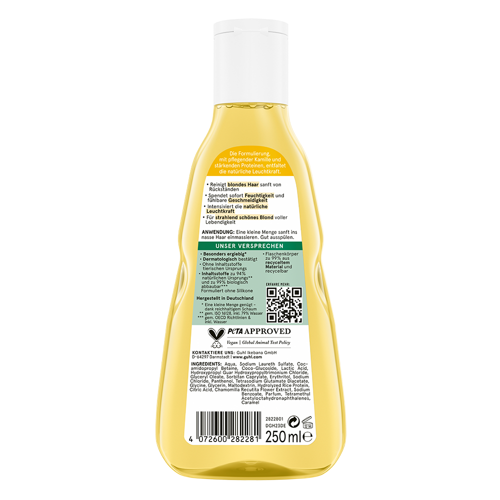 Bild: GUHL Blond Glanz & Pflege Shampoo