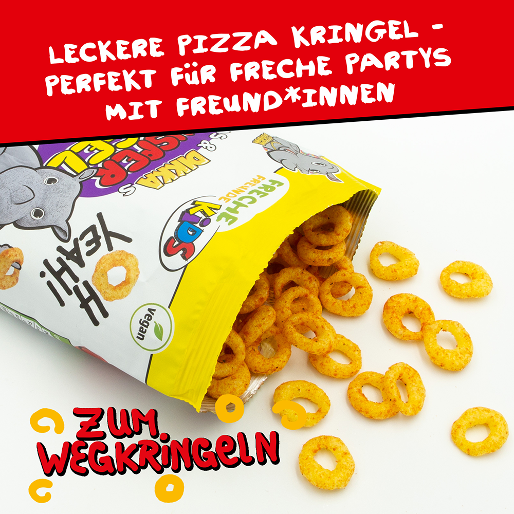 Bild: Freche Freunde Toms und Dikka Knusper Kringel Pizza Style 