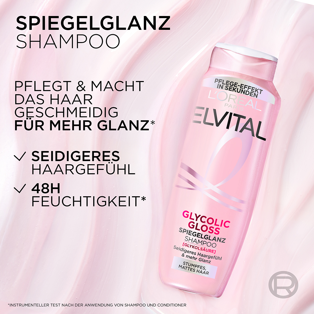 Bild: L'ORÉAL PARIS ELVITAL Elvital Glycolic Gloss Shampoo