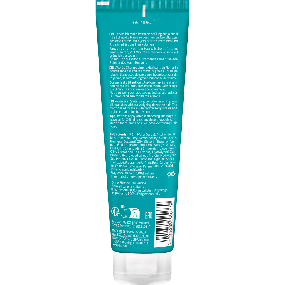 Bild: WELEDA Revitalising Conditioner Rosmarin