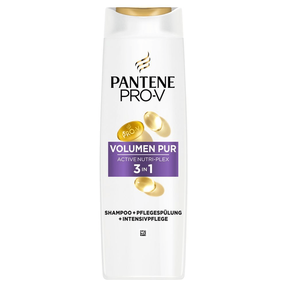 Bild: PANTENE PRO-V Volumen Pur 3-In-1 Shampoo + Pflegespülung + Intensivpflege 