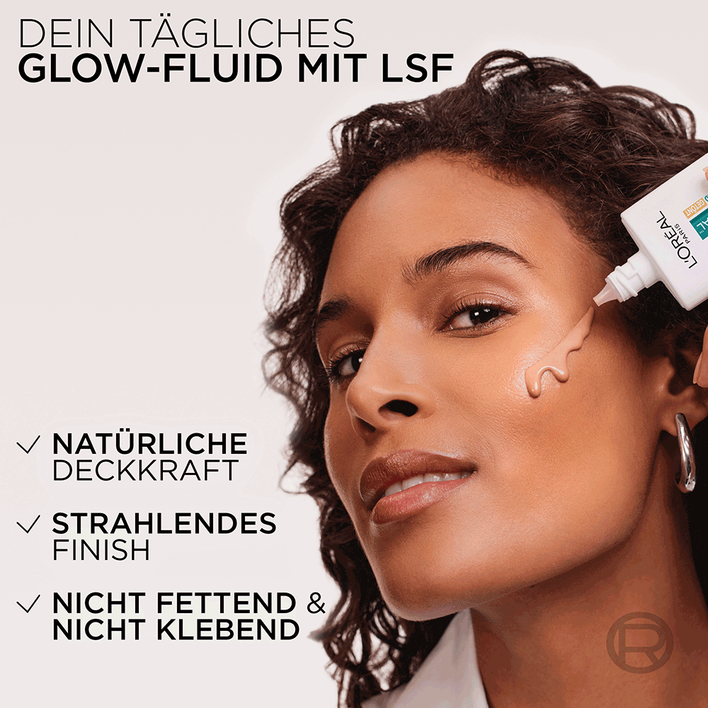 Bild: L'ORÉAL PARIS Bright Reveal Tägliches Glow-Fluid Getönt Mittel LSF 50 