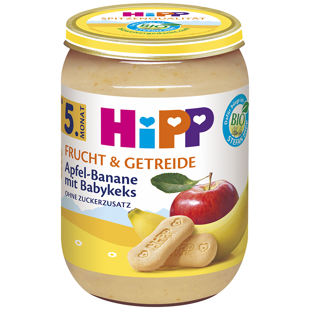 Bild: HiPP Apfel Banane mit Babykeks 