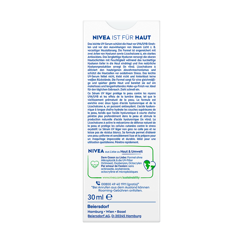 Bild: NIVEA Sun 2in1 Primer Daily UV Serum LSF50+ 