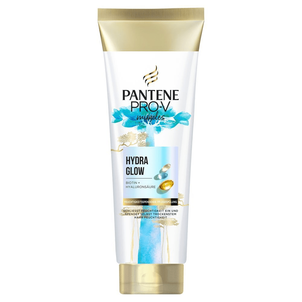 Bild: PANTENE PRO-V Hydra Glow Feuchtigkeitsspendende Pflegespülung mit Biotin 