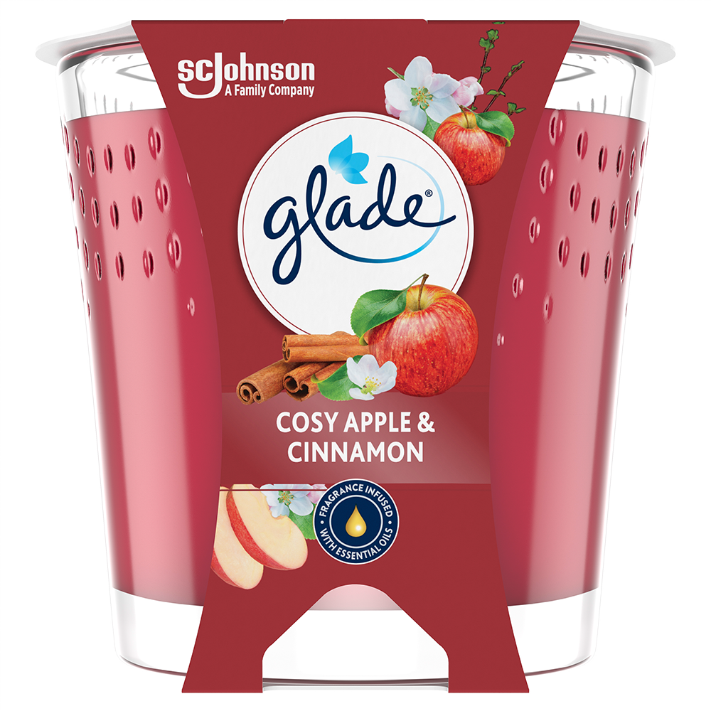 Bild: Glade Duftkerze Cosy Apple and Cinnamon 