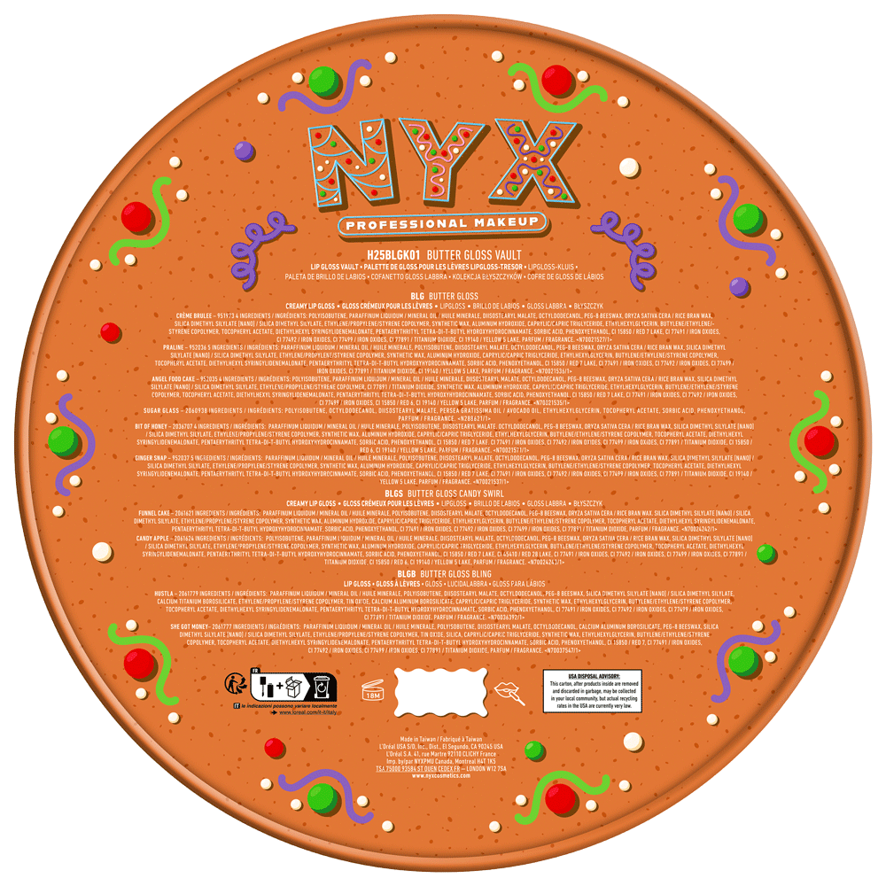 Bild: NYX Professional Make-up Butter Gloss Kit