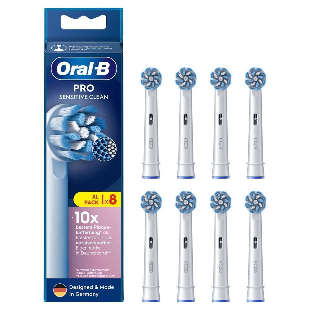 Bild: Oral-B Pro Sensitive Clean Aufsteckbürsten, Weiß 