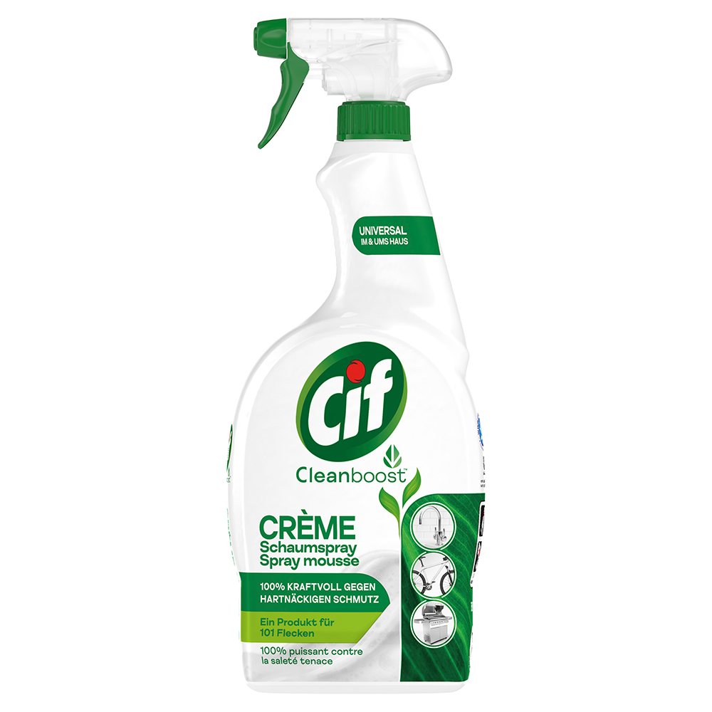Bild: Cif Cleanboost Creme Schaumspray 
