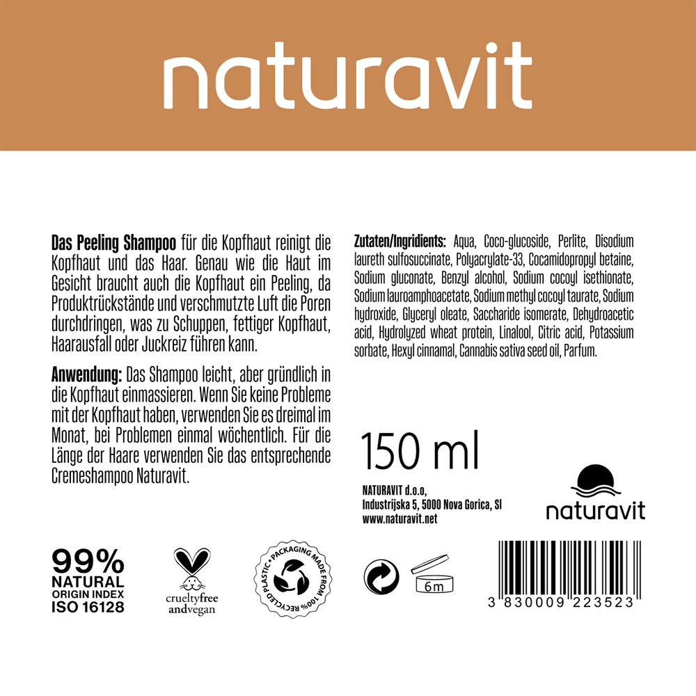 Bild: Naturavit Peeling Shampoo 