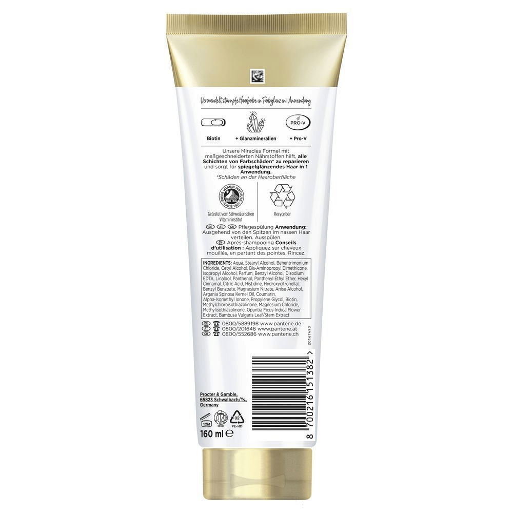Bild: PANTENE PRO-V Pflegespülung Mit Biotin Für Coloriertes Haar 
