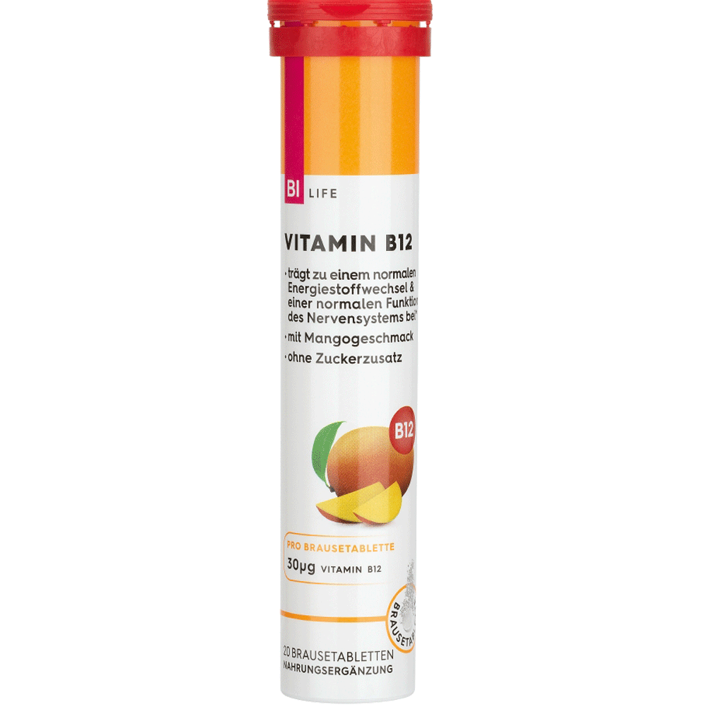 Bild: BI LIFE Vitamin B12 Brausetabletten 