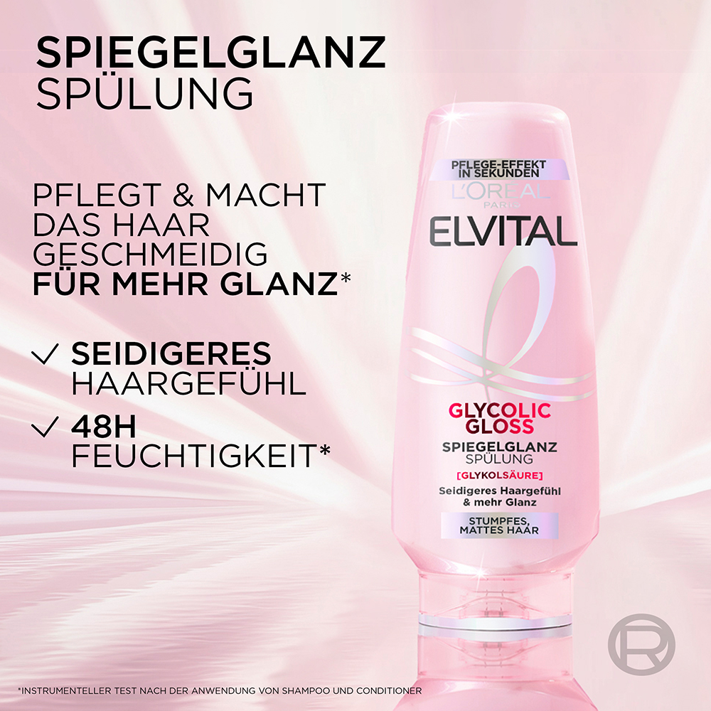 Bild: L'ORÉAL PARIS ELVITAL Elvital Glycolic Gloss Spülung 