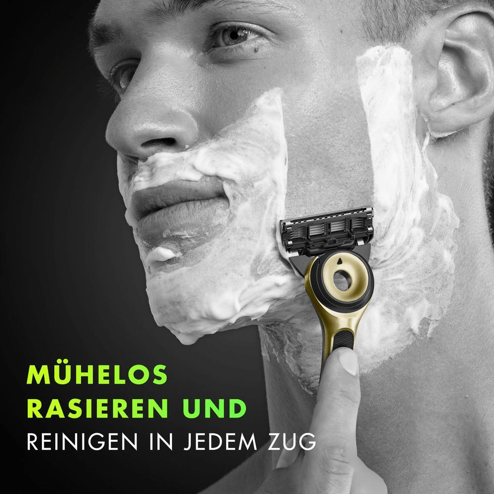 Bild: Gillette Labs Champion Gold Edition mit Reinigungs-Element 