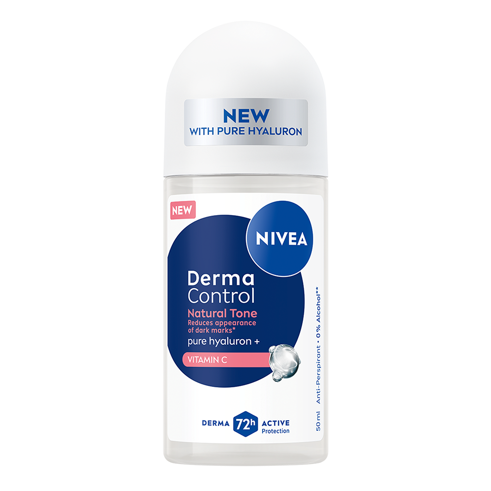 Bild: NIVEA Deo Roll-On Derma Control Natural Tone 
