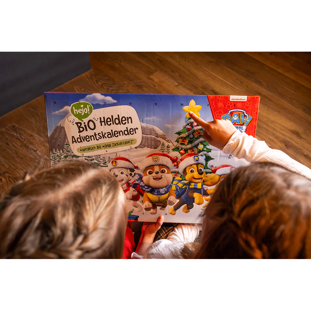 Bild: hejo! Adventskalender Bio Helden Paw Patrol 