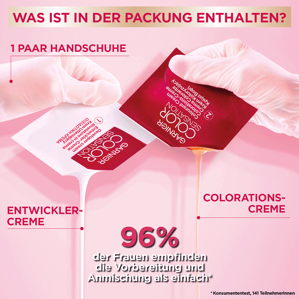 Bild: GARNIER Color Sensation Intensivtönung Sanftes Schwarz Sanftes Schwarz