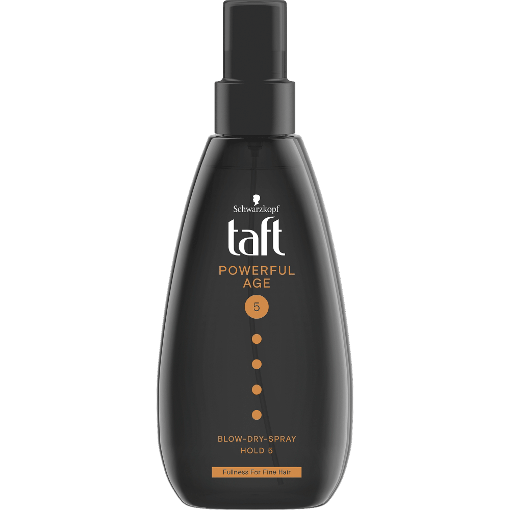 Bild: Schwarzkopf taft Föhn Spray Powerful Age