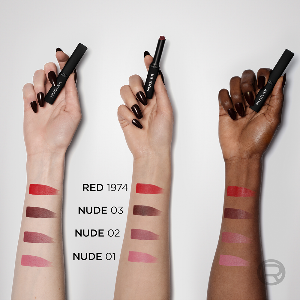 Bild: L'ORÉAL PARIS Mugler Power Matte Lipstick 01