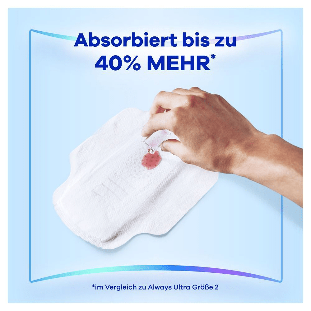 Bild: always Ultra Binde Infinity FlexProtect Long mit Flügeln