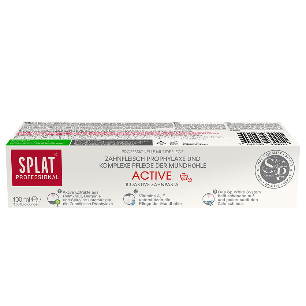 Bild: Splat Zahnpasta Active