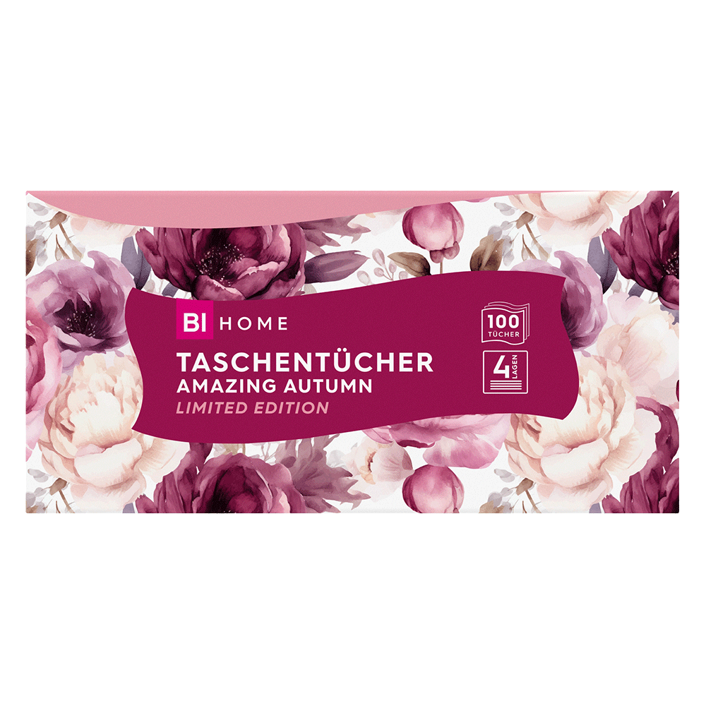 Bild: BI HOME Taschentücher Amazing Autumn Limited Edition 