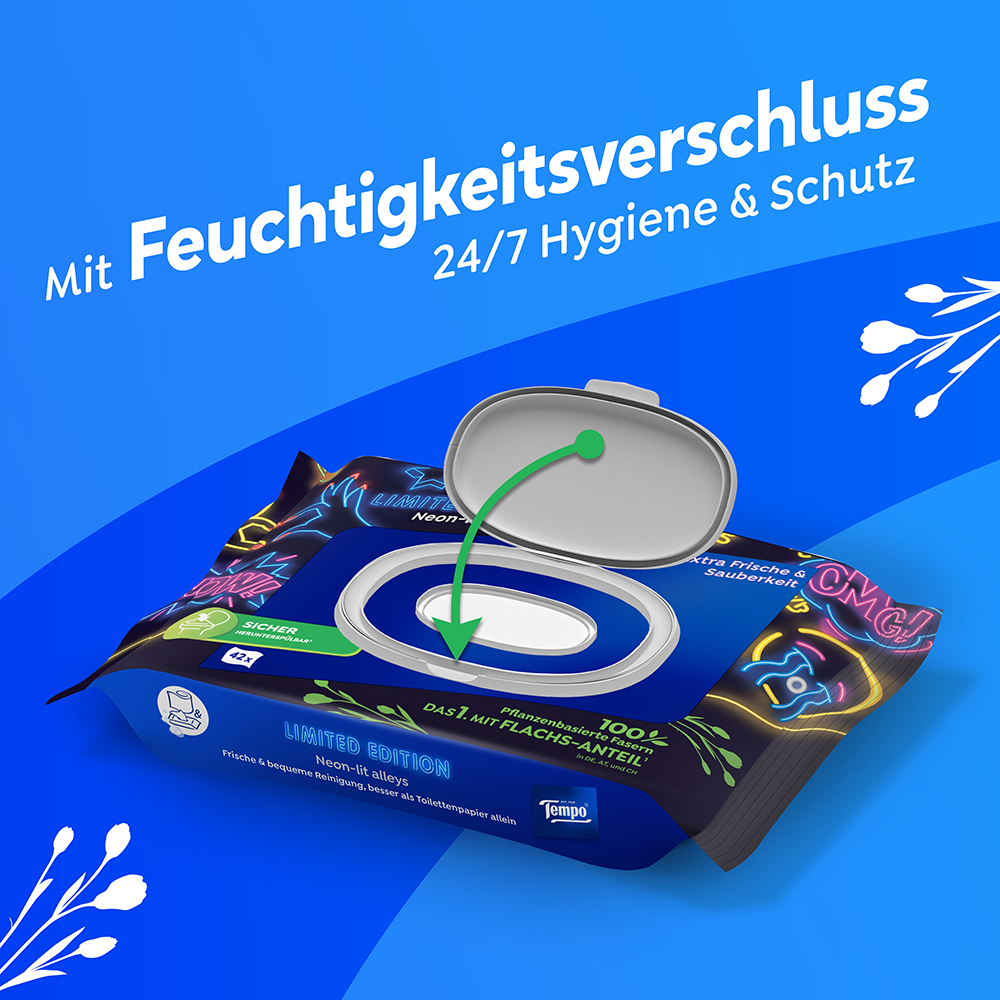 Bild: Tempo Feuchtes Toilettenpapier Limited Edition