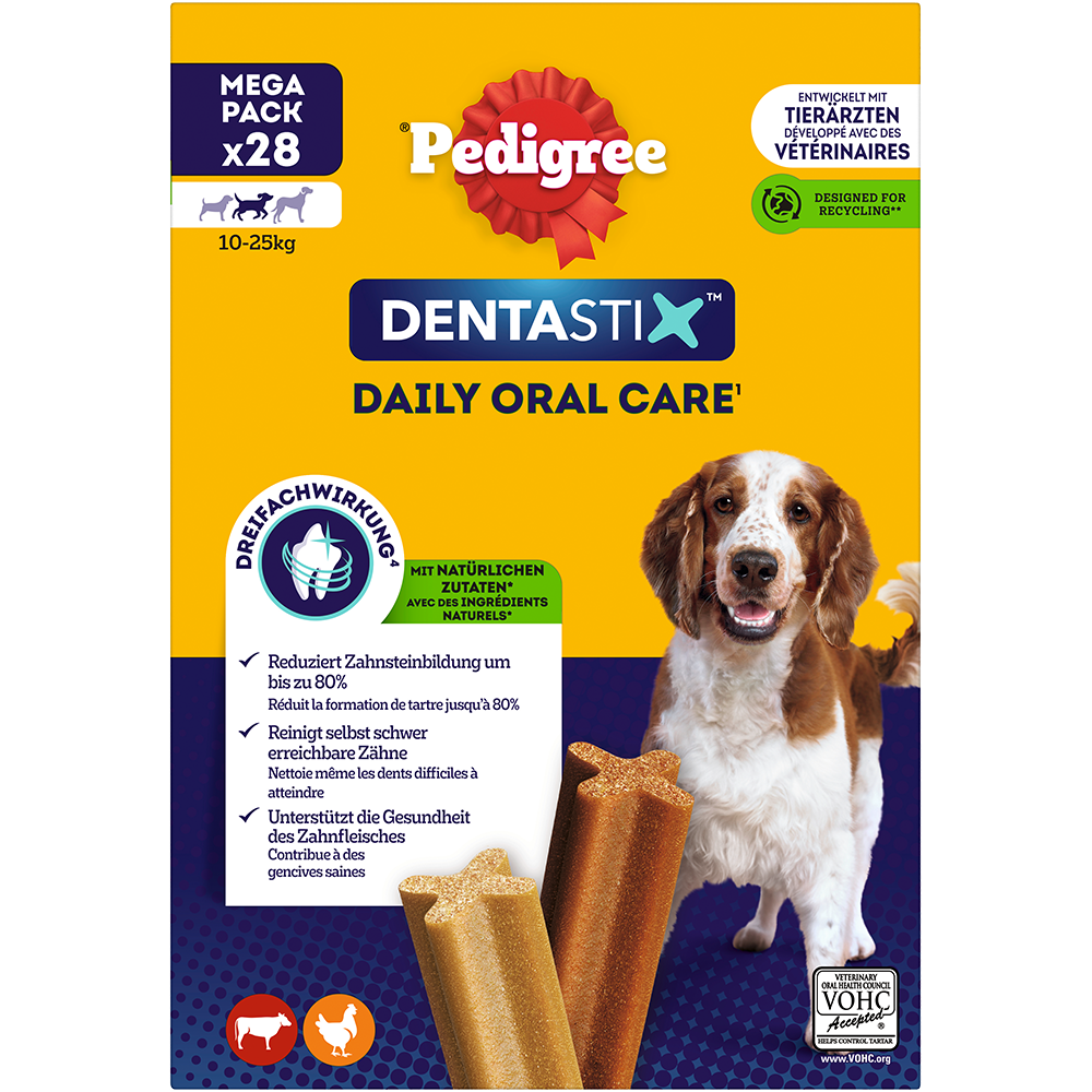 Bild: Pedigree Dentastix für mittlere Hunde Megapack