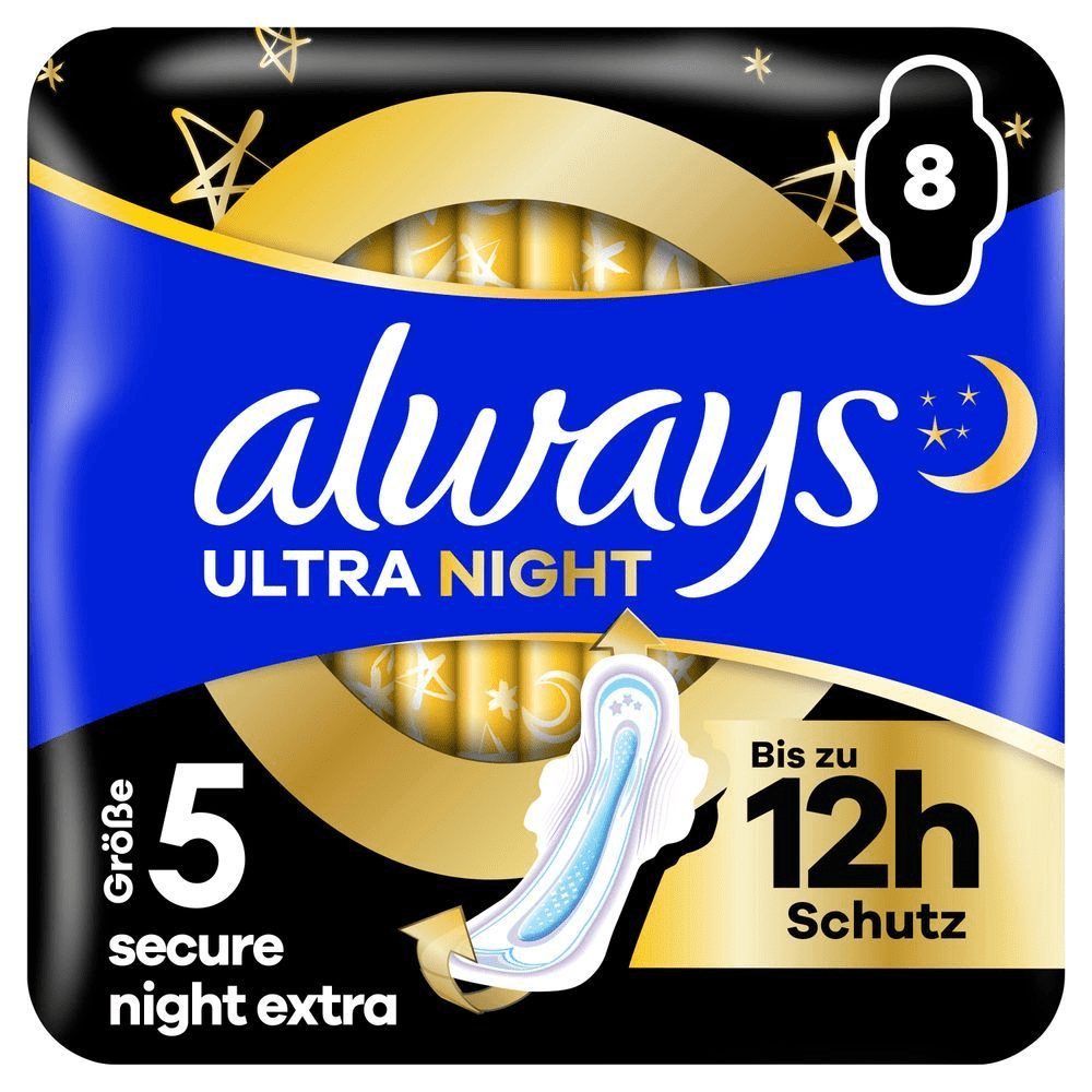 Bild: always Ultra Damenbinden Secure Night Extra