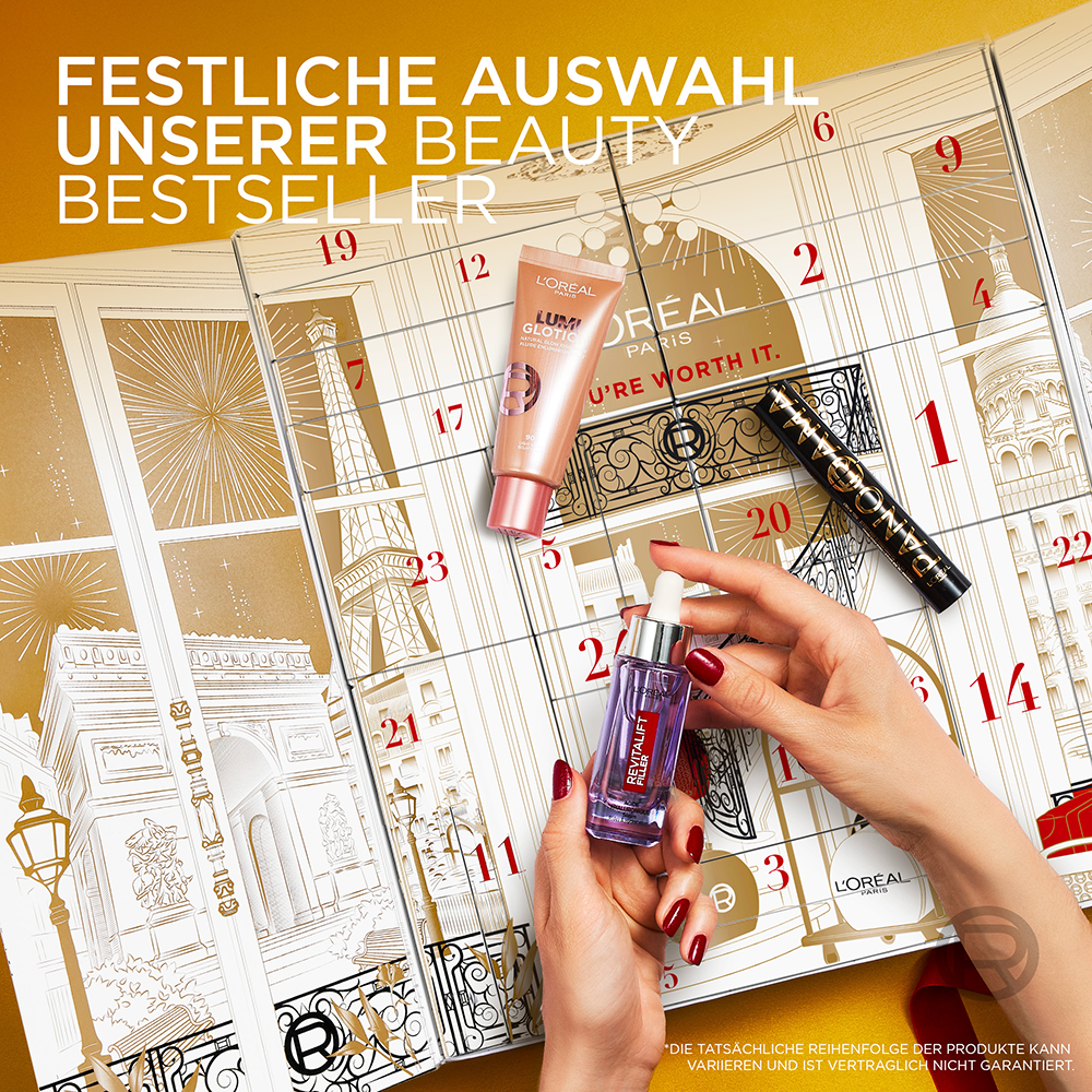 Bild: L'ORÉAL PARIS 24 Tage Beauty Adventskalender 2025 