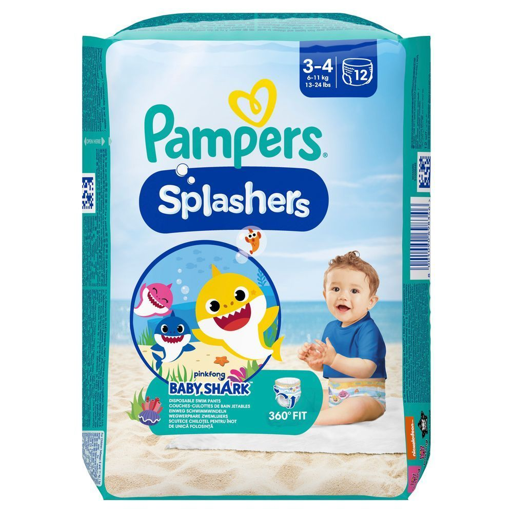 Bild: Pampers Splashers Größe 3-4, 6-11kg 