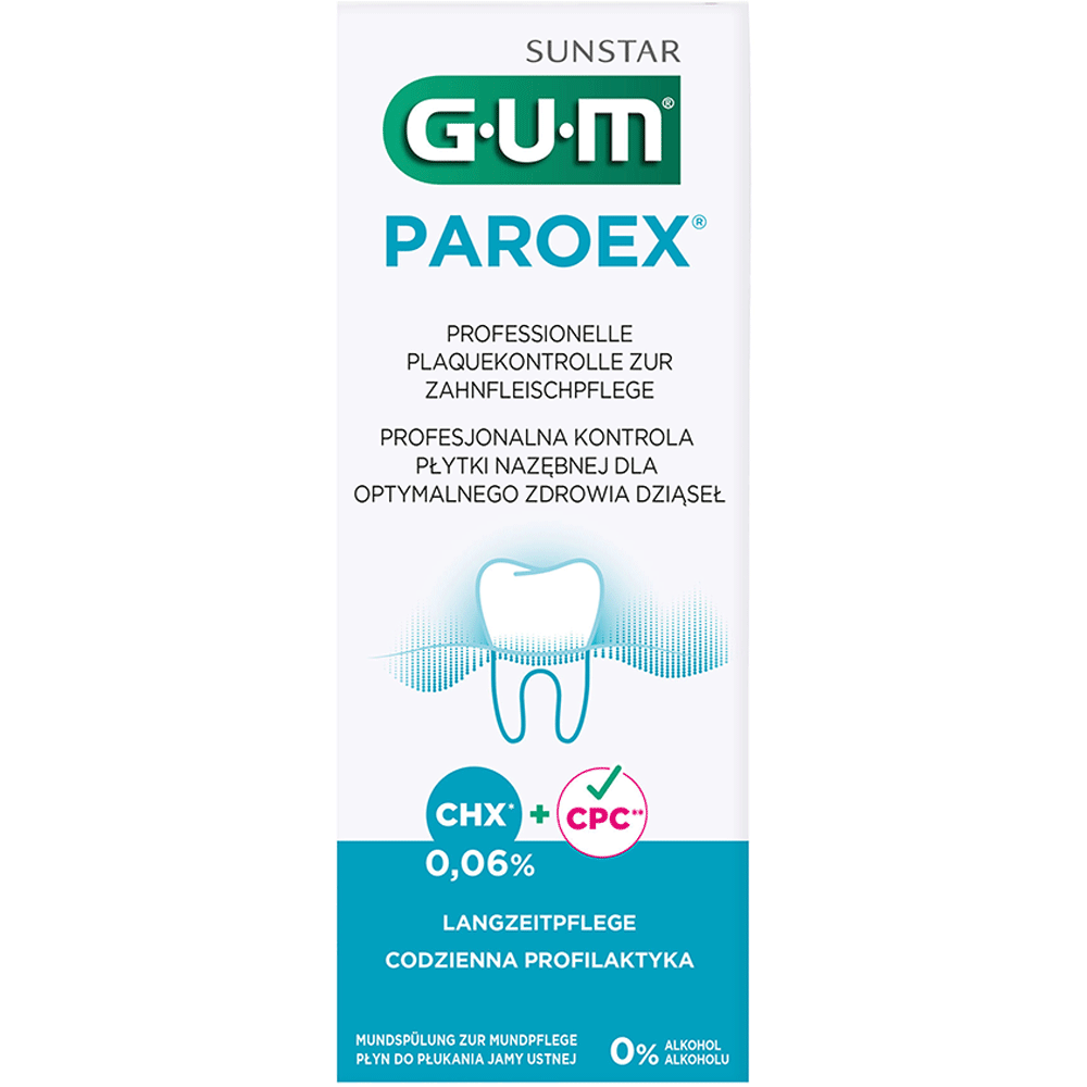 Bild: GUM PAROEX Mundspülung 0,06% 