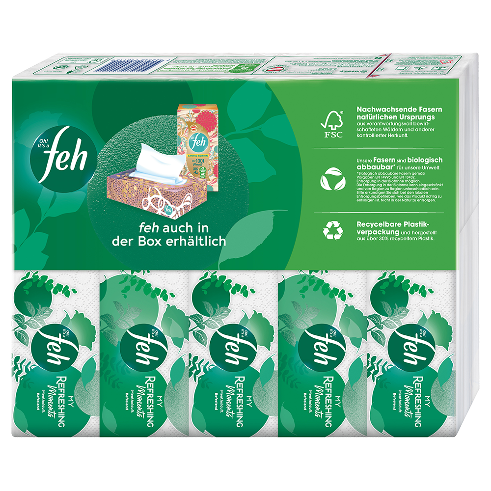 Bild: feh Taschentücher mit Menthol